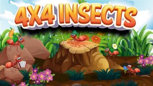 4x4 Insects Puzzle Game
