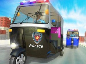Police Auto Rickshaw Simulator 2020: City Chase
