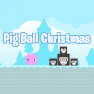 Pig Ball Christmas Online Puzzle Game