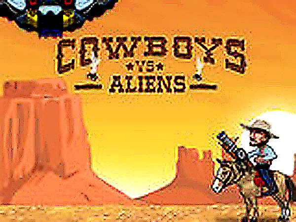 Cowboys Vs Aliens Online Shooting Game Arcade Game