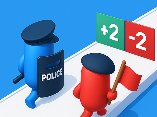 Crazy Revolution Police Runner Hyper Casual Arcade Game