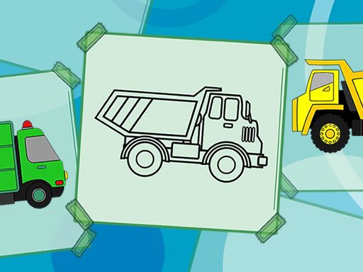 Truck Coloring Book Online Coloring Game