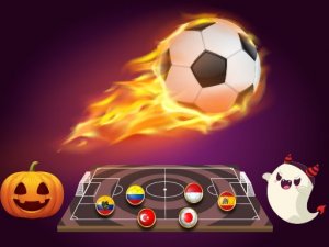 Soccer Caps Halloween Online Arcade Game