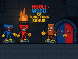 Hugli Wugli vs Tung Tung Sahur Online Escape Game - Puzzle Game