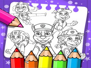 Paw Patrol Coloring Book Online Coloring Game