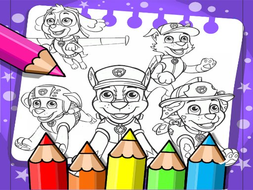 Paw Patrol Coloring Book Online Coloring Game