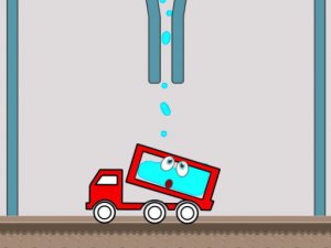 Happy Trucks Filling Puzzle Game