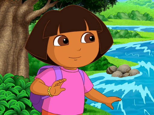 Dora the Explorer Slide Puzzle Game - Kids Puzzle