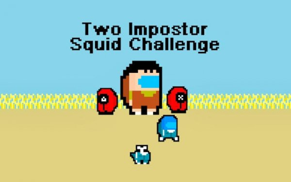 Two Impostor Squid Challenge: 2-Player Online Arcade Game