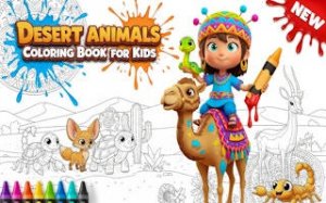 Desert Wildlife Coloring Adventure