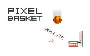 Pixel Basket: Line Drawing Arcade Game
