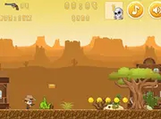 Super Cowboy Run Endless Runner Arcade Game