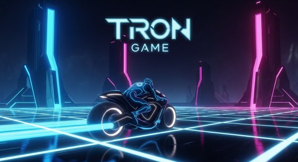TRON Neon Arcade Racer Online Arcade Game
