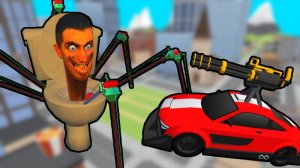 Cars vs Skibidi Toilet Online Game